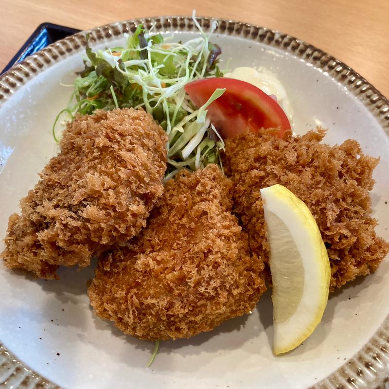 マグロトロカツ定食(小料理 早和)