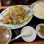 肉野菜炒め定食(日高屋 飯田橋東口店)