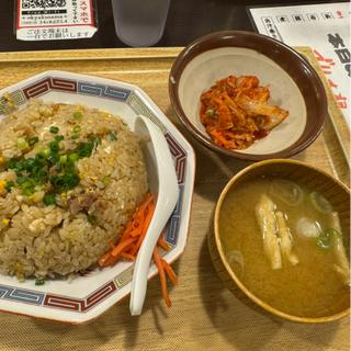 チャーハン+白菜キムチ(大衆食堂 定食のまる大 飯田橋西口店)