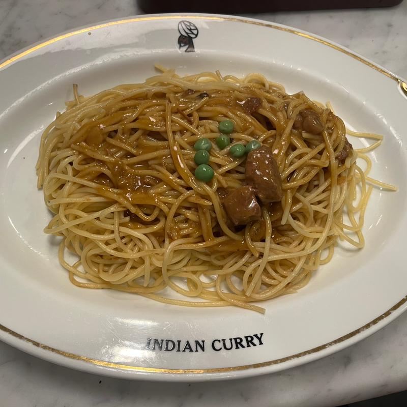 インデアンスパゲッティ（麺大盛）(インデアンカレー 芦屋店)