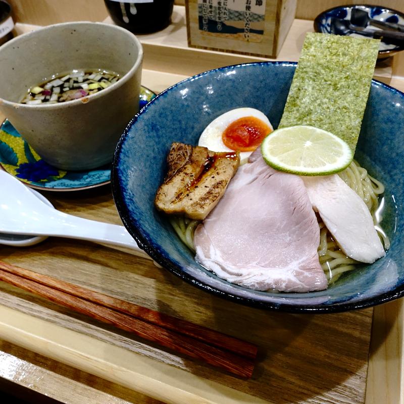 特製　熟成醤油　鰹昆布水つけそば(おダシと銀しゃり 中華そば 三ノル)