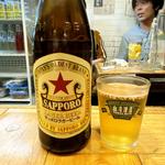 サッポロ赤星ラガー(大衆酒場 チャン栓チャン)