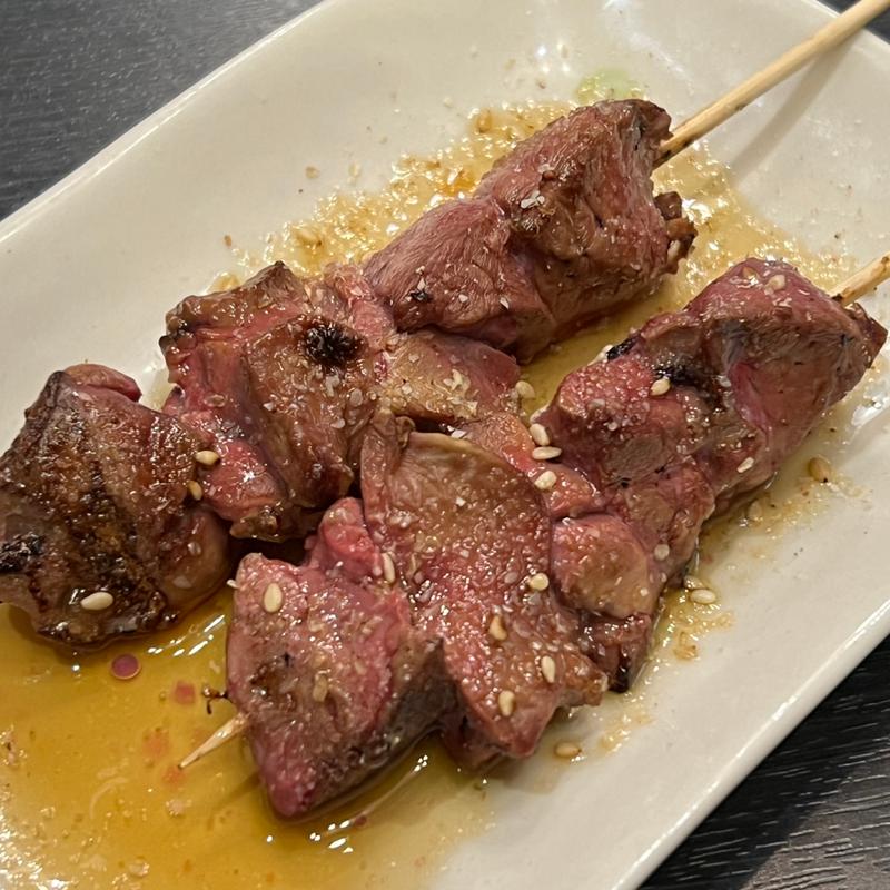 脂肝あぶり(焼鳥でめきん)