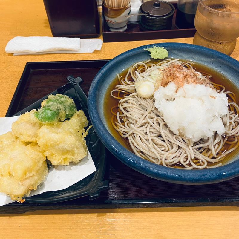 冷やし鶏天そば(たまの里 多摩センター店)