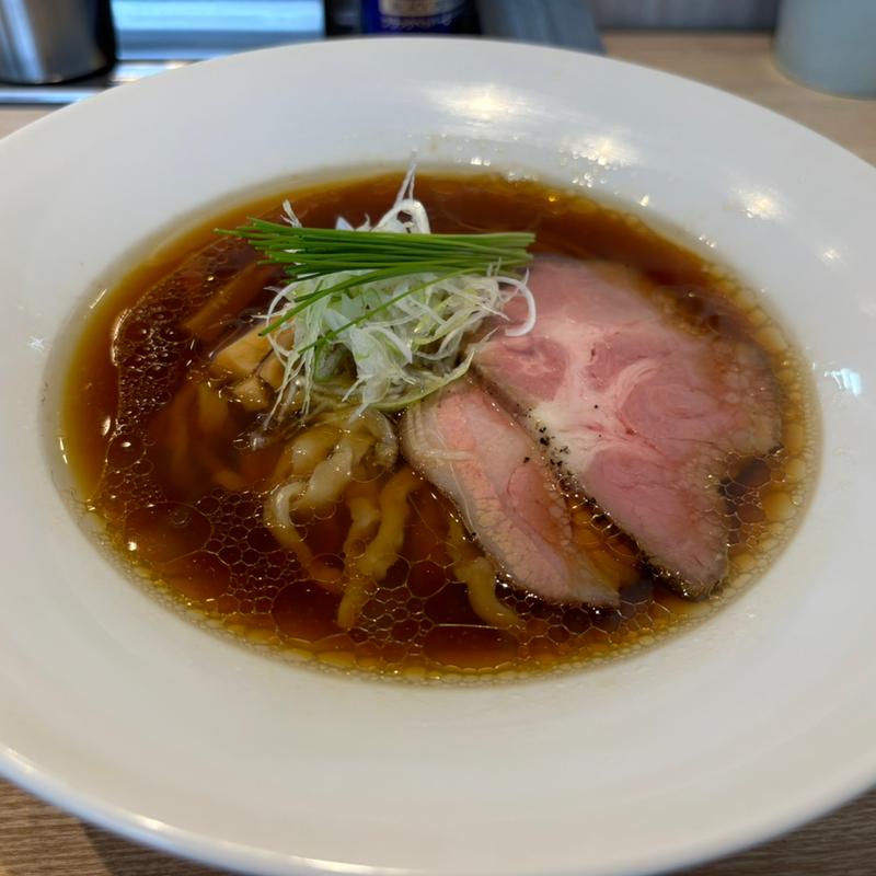 宍道湖しじみ中華そば(醤油)(宍道湖しじみ中華蕎麦 琥珀)