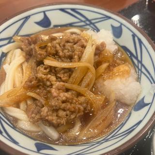 鬼おろし肉ぶっかけうどん(丸亀製麺三木)