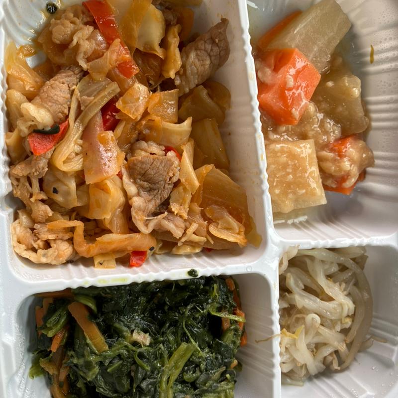 すき焼き風煮弁当(まごころふぁーむ)