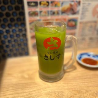 緑茶ハイ(すし酒場 さしす)