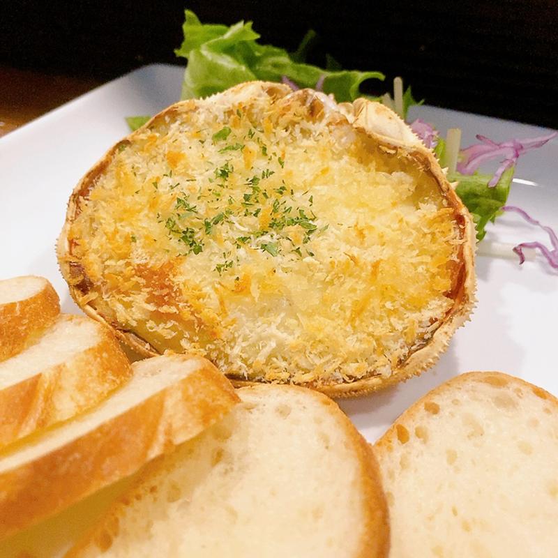 ズワイかにグラタンパン添え(食遊亭 AOI （アオイ）)