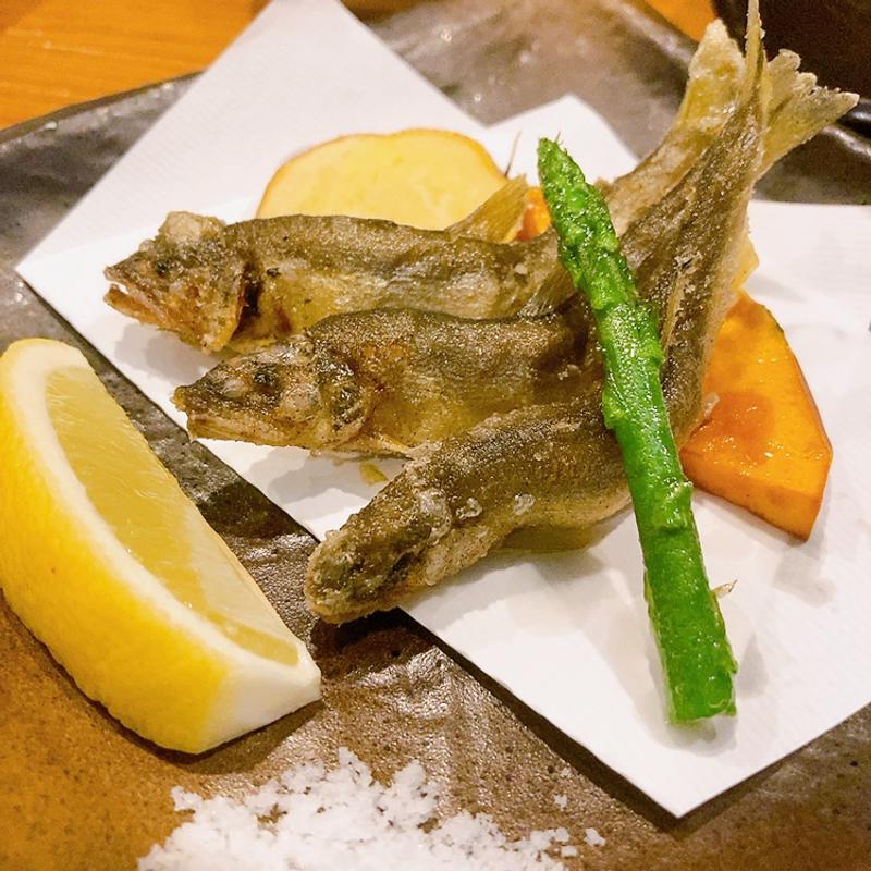 稚鮎の唐揚げ(食遊亭 AOI （アオイ）)