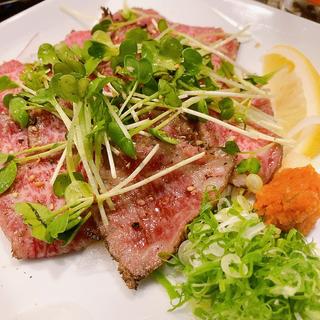 和牛くらしたタタキ(食遊亭 AOI （アオイ）)