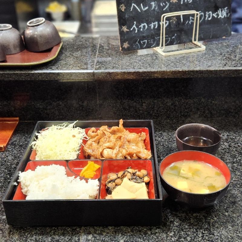 しょうが焼定食(酒菜 竹井)