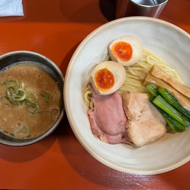 鶏paitanつけ麺(鶏paitan 心麦)