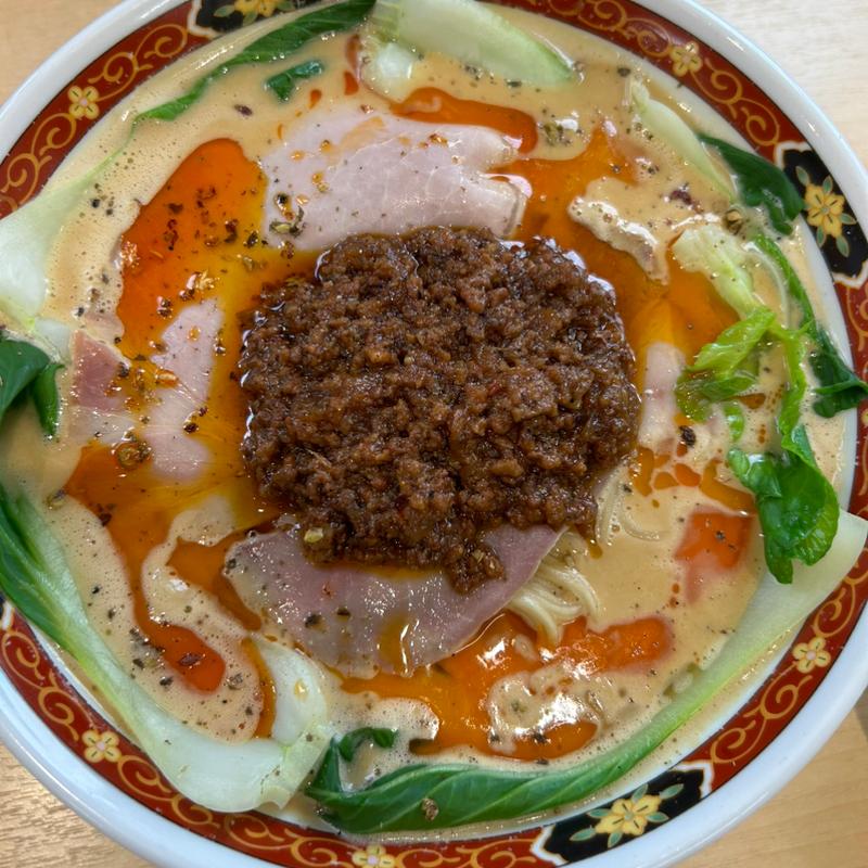 担々麺(地鶏白湯らーめん専門店 めん鷄)