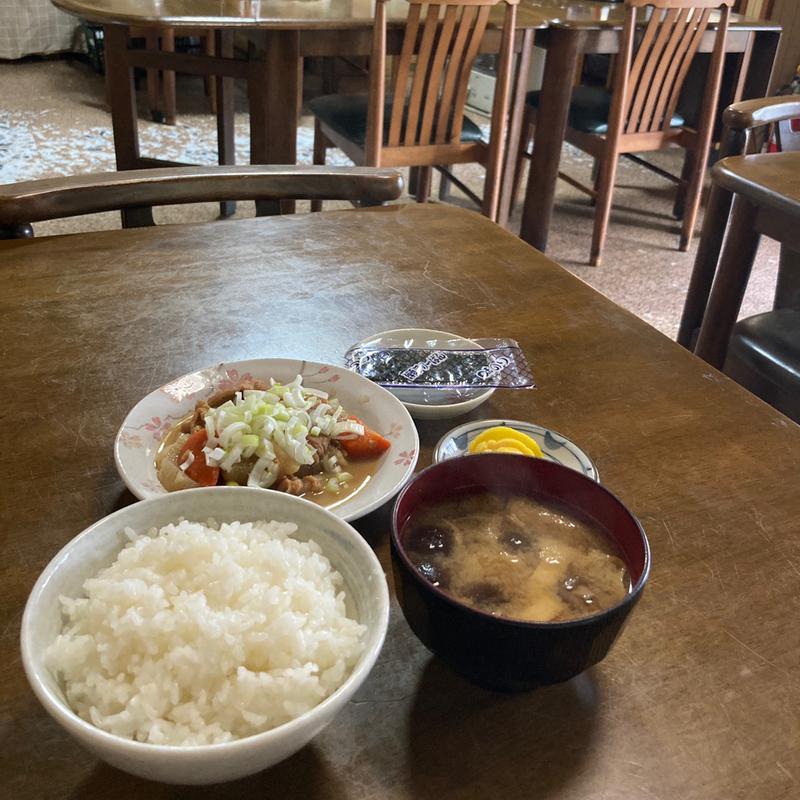 もつ煮込み定食(大土食堂)