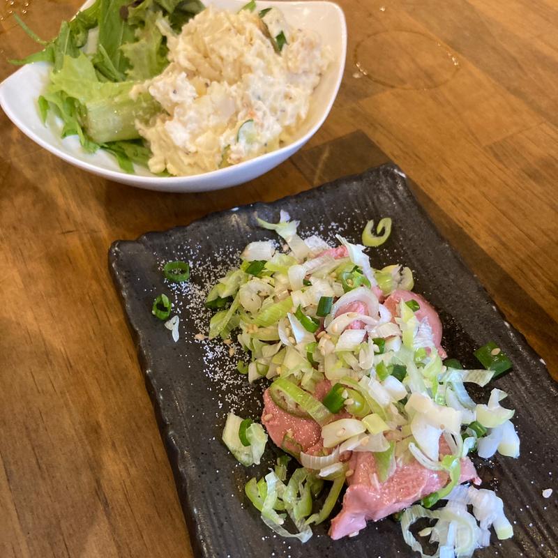 ネギ塩白レバー(串揚げ三昧 なかなか 町田店)