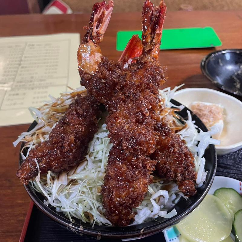 エビフライ丼(赤い屋根 )