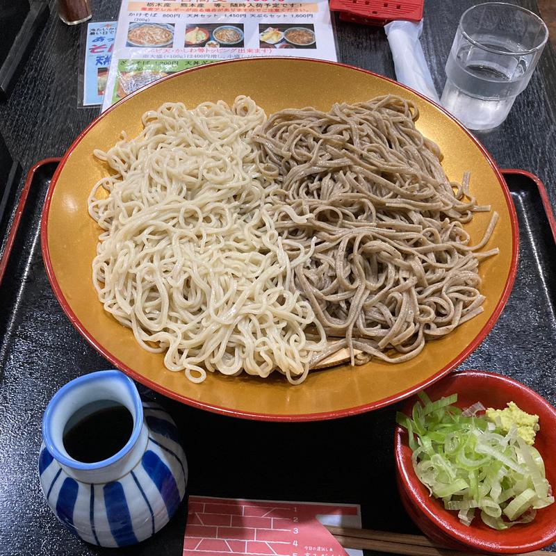 2色蕎麦(十割そば太郎 戸島本店)