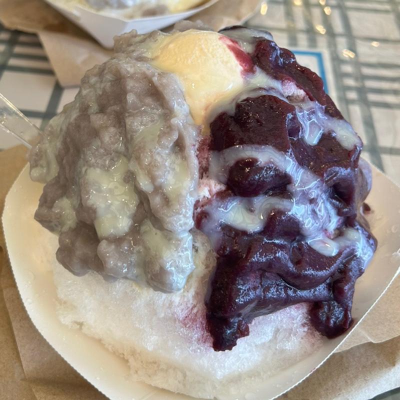 アイスマウンテン ハーフ（田芋・紅芋）(琉冰 おんなの駅 )