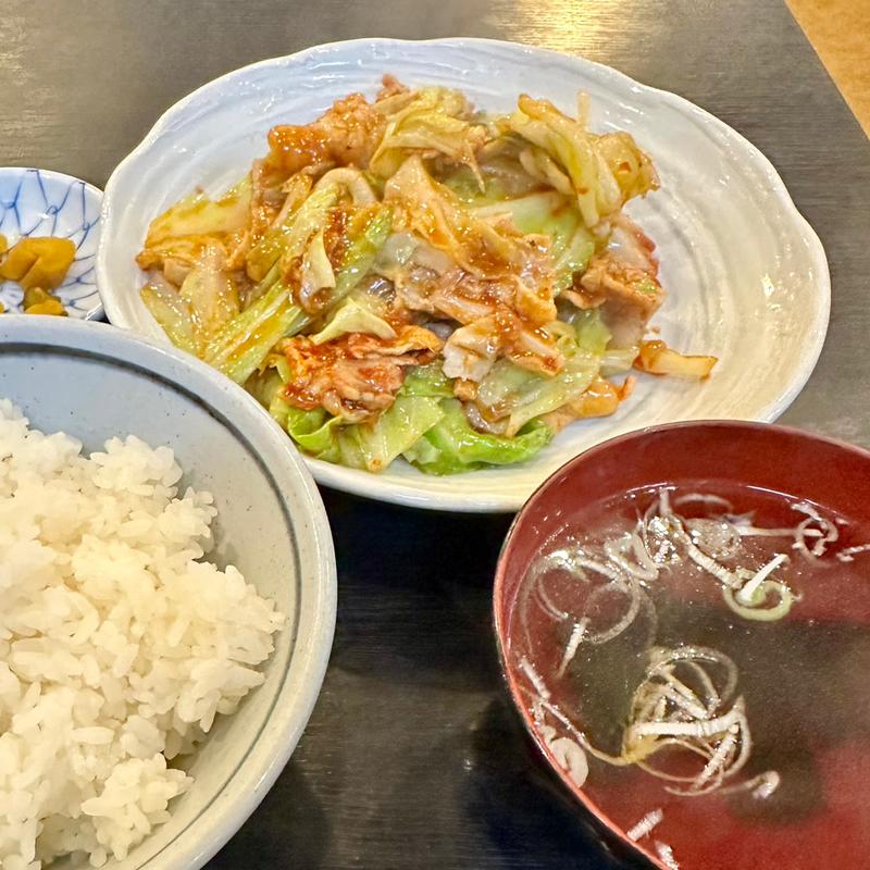 キャベツ辛くスープで(綿徳)