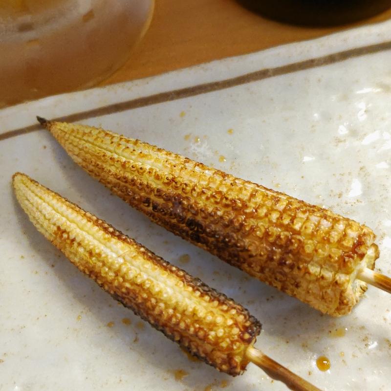 ヤングコーン串焼き(大衆酒場 五の五 ぴおシティ桜木町店)