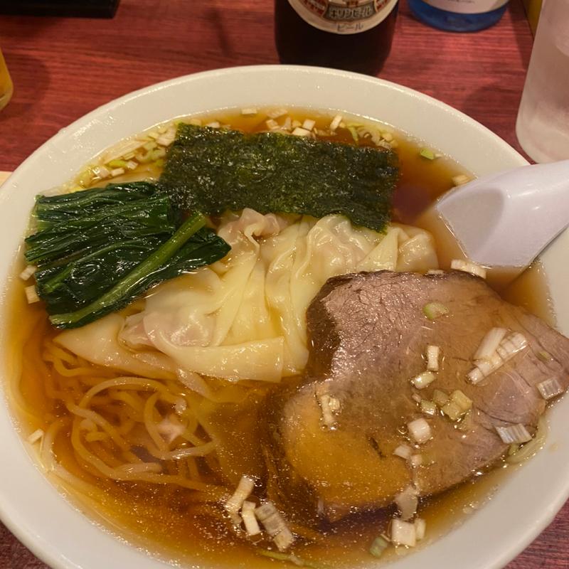 ワンタン麺(中華料理 代一元)