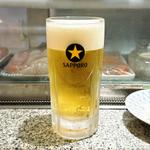 生ビール(英鮨 渋谷店)