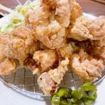 から揚げマウンテン定食(とり専門店 鳥さく)