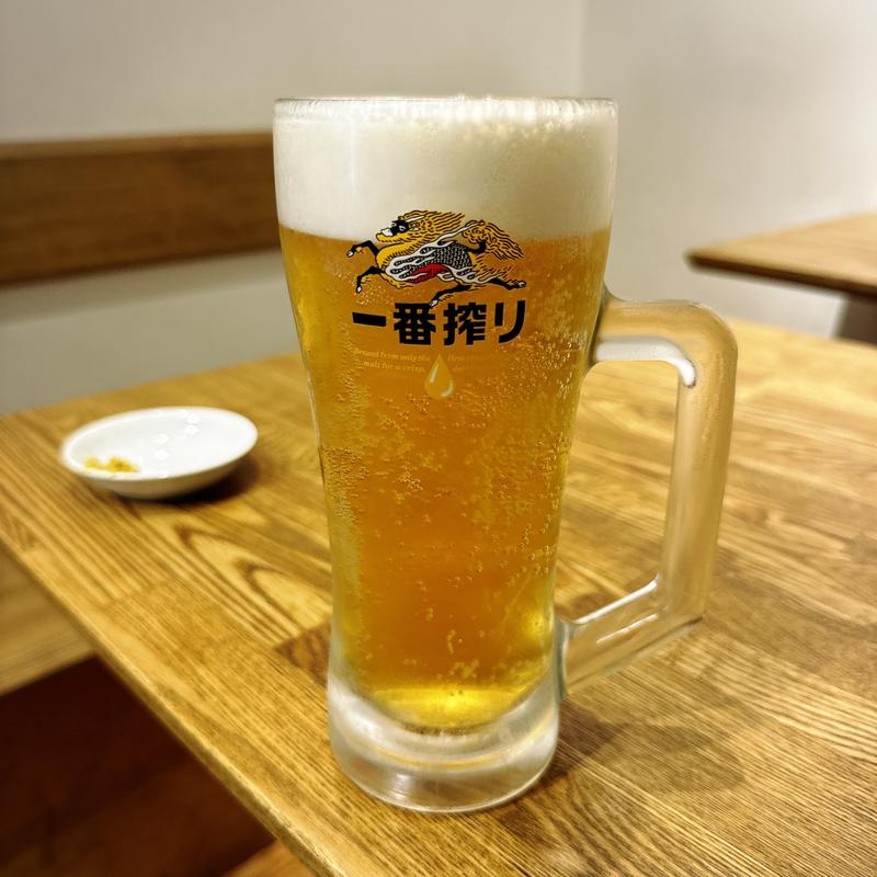 生ビール 一番搾り(菱田屋酒場)