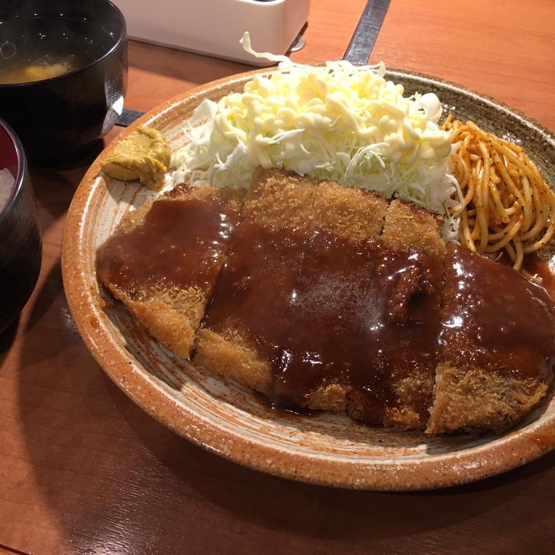 牛タンミンチカツ定食(焼肉まるしま 本店)