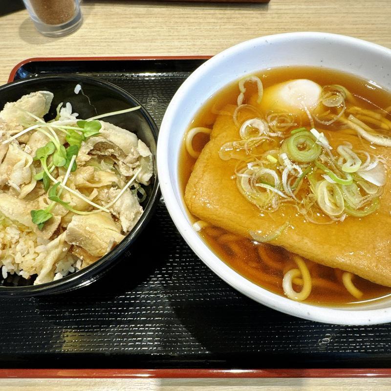 豚しゃぶ丼セット(吉そば 中目黒店 )