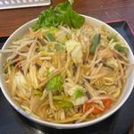 野菜炒め定食(源七 くろとり食堂)