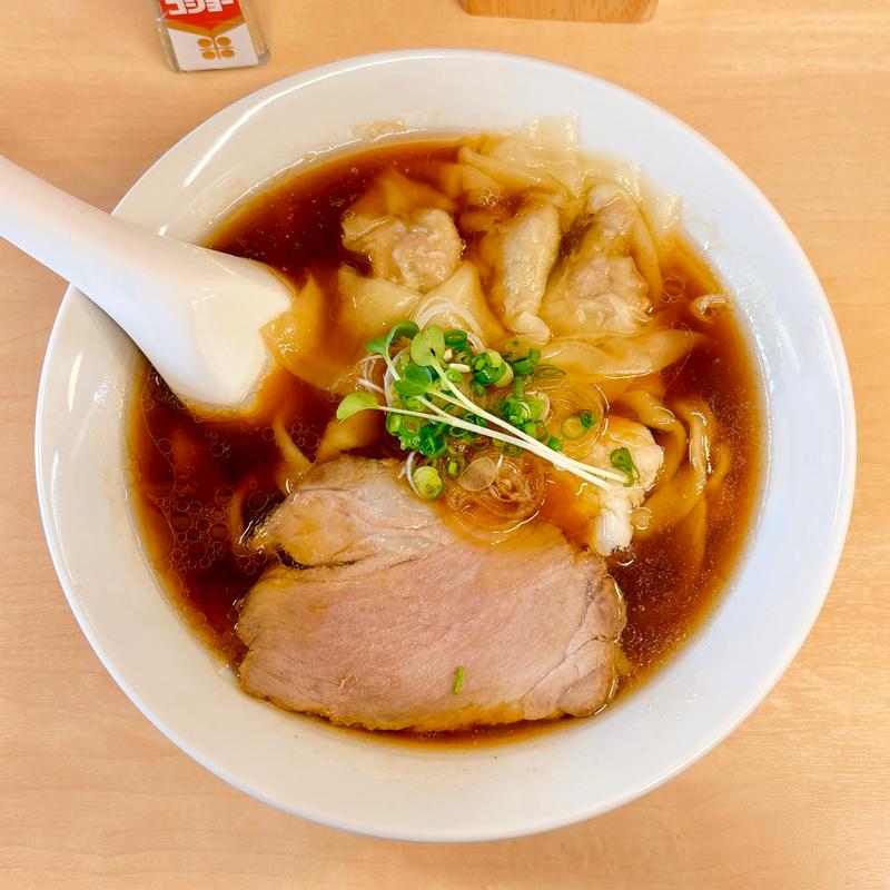 海老ワンタンメンしょうゆ(手打ち麺処 好き酒師)