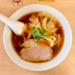 海老ワンタンメンしょうゆ(手打ち麺処 好き酒師)