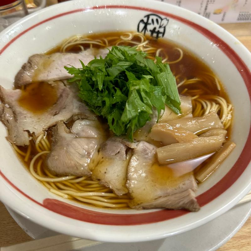 あごだし醤油ラーメン(らーめん桜 （らーめんさくら）)