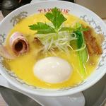 だし味玉塩こってり(ラーメン専科 竹末食堂)