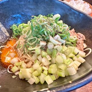 汁なし担々麺2辛セロリ半ライス(汁なし担担麺専門 キング軒 東京店)