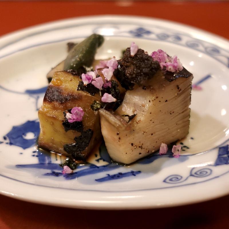 鮑と茄子(ひろ作 （ひろさく）)