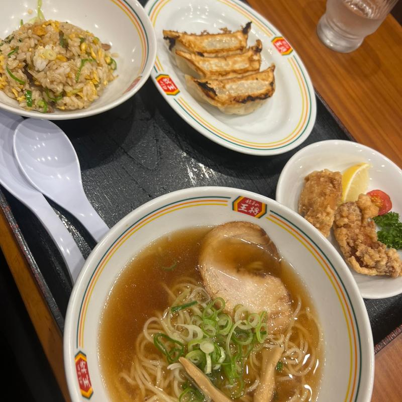 本日のおすすめセット(餃子の王将 三木店)