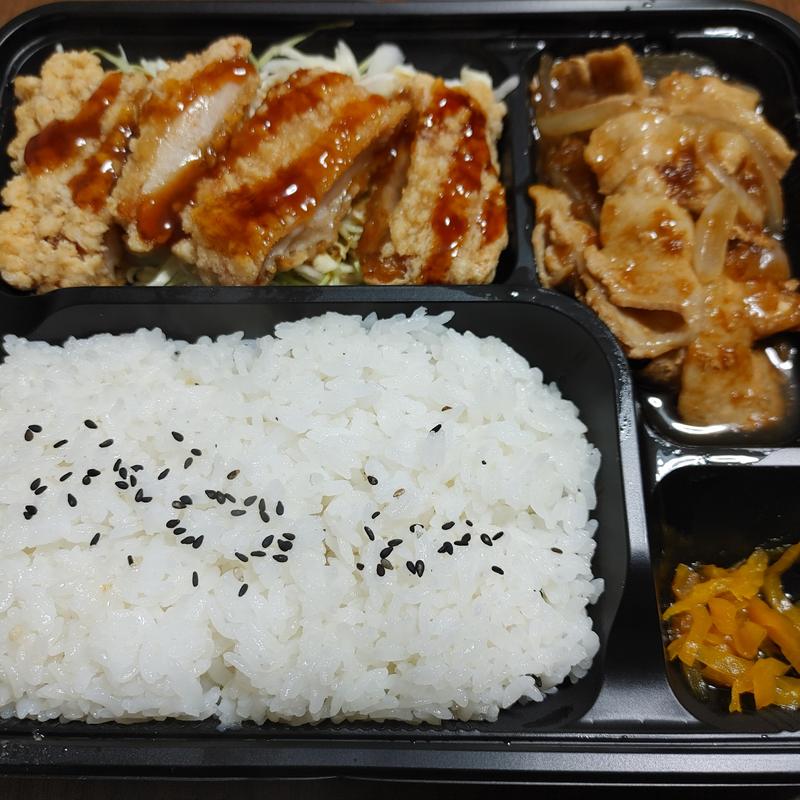 チキン竜田生姜焼き弁当＋大盛(キッチンオリジン 原木中山店)