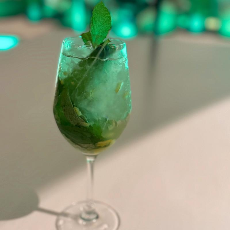 シャンパンモヒート(The Mint Ginza | Rooftop Cafe & Bar)