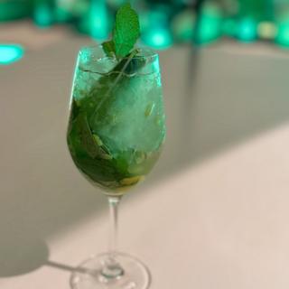 シャンパンモヒート(The Mint Ginza | Rooftop Cafe & Bar)