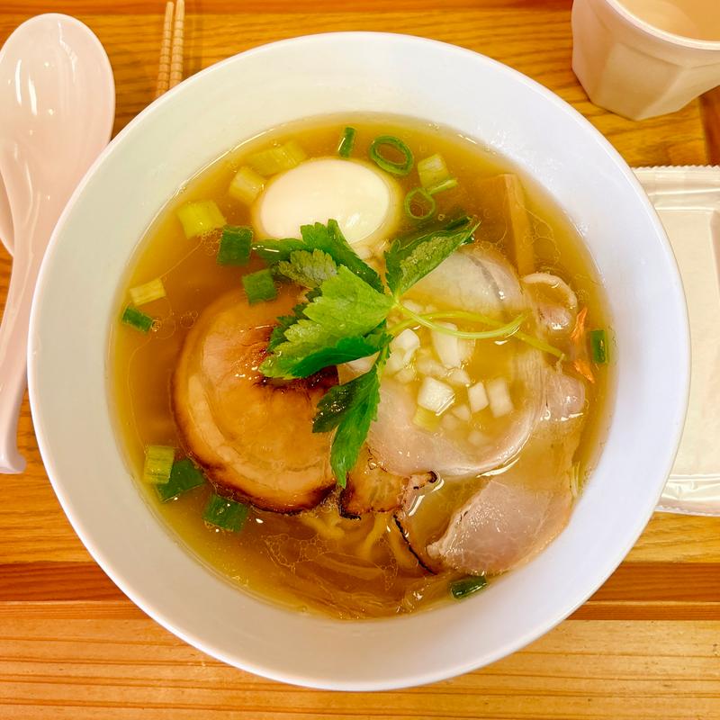 味玉煮干し塩(鶏と魚)