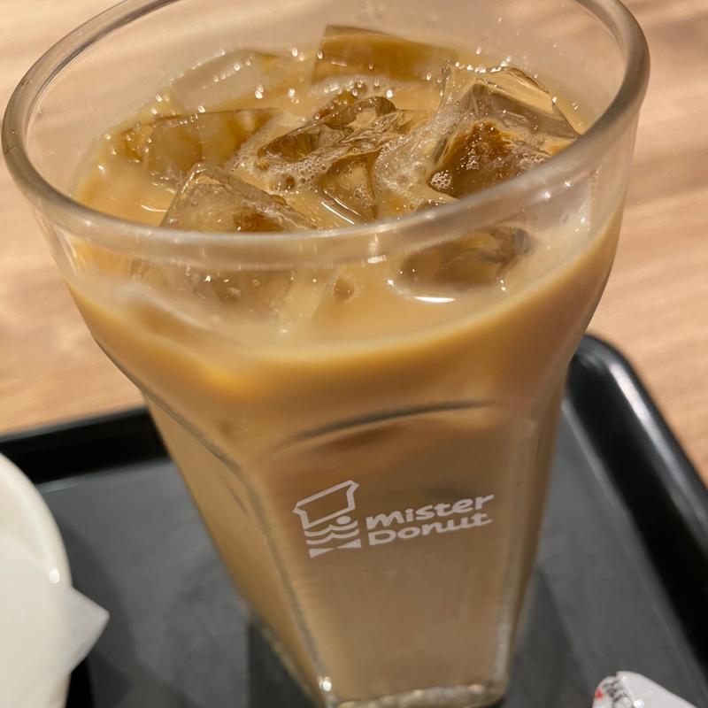 アイスカフェオレ(ミスタードーナツ イオン穂波ショップ)