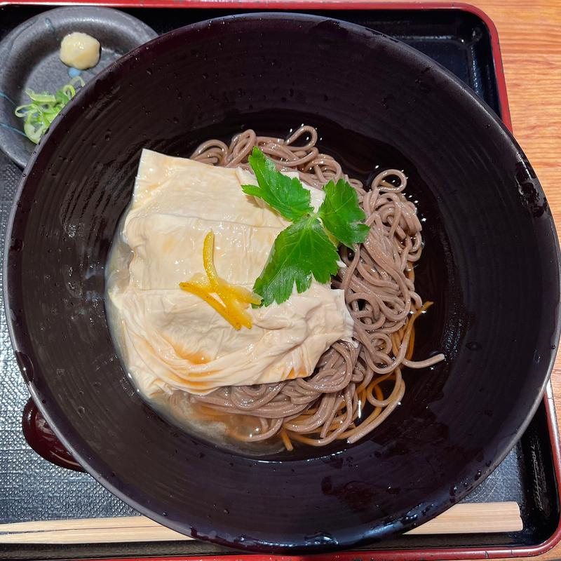 冷やし湯葉そば(為治郎 （ためじろう）)