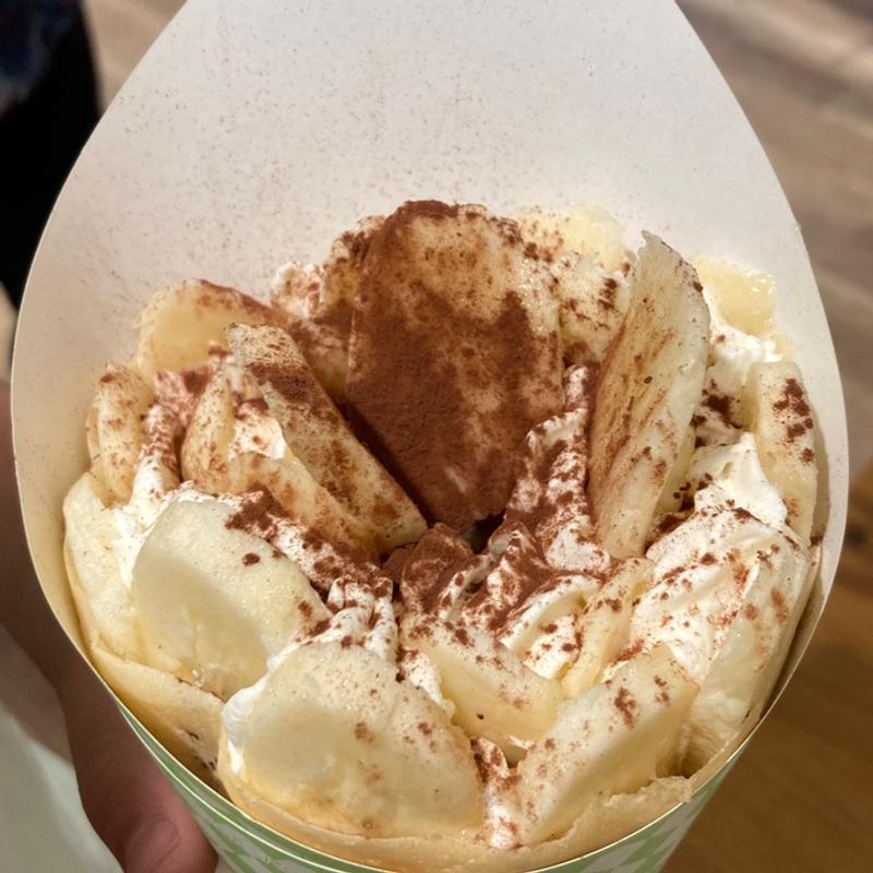 チョコバナナクレープ(ダ ルチアーノ堀之内本店)