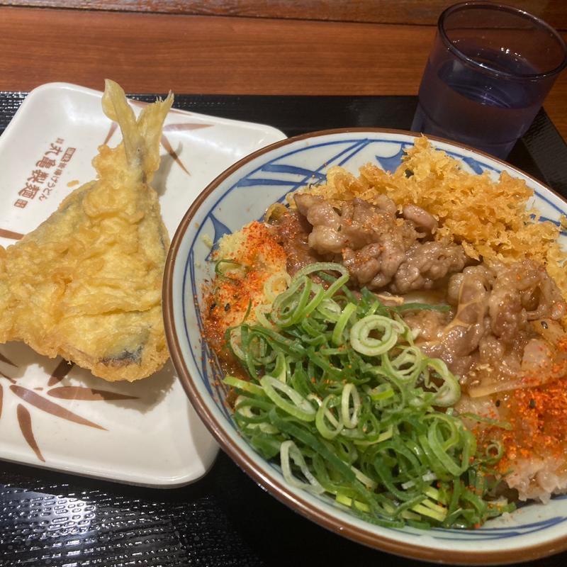 鬼おろし肉ぶっかけ（並）(丸亀製麺両国)