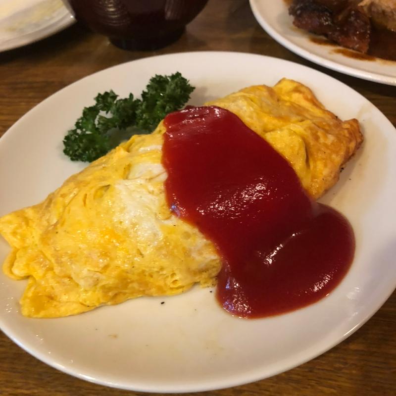 オムライス(洋食大かわ)