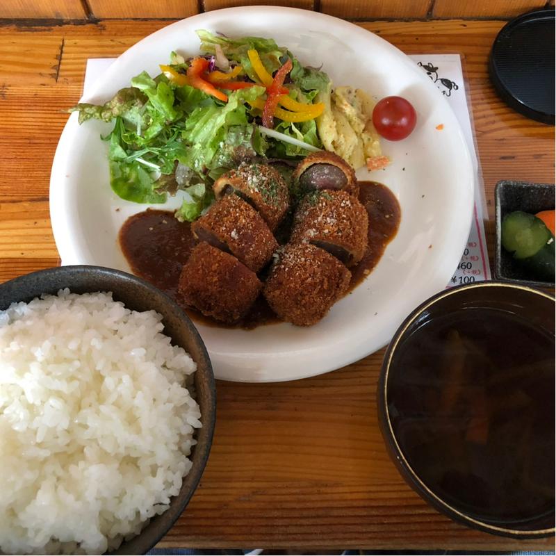 熟成牛ハラミカツ(御食事処 濱松屋)