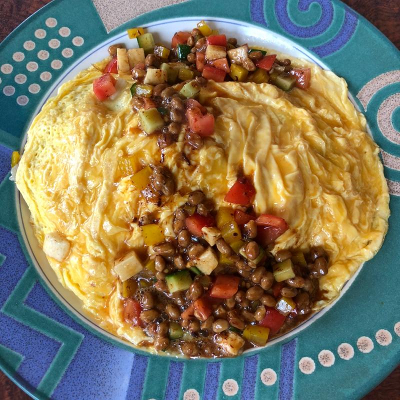 納豆オムライス(のぐち )